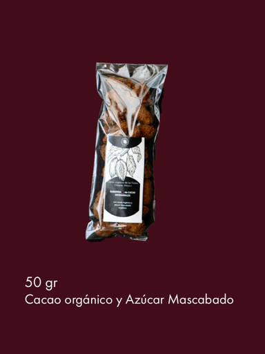 Garapiñado de Cacao Artesanal Orgánico/50gr