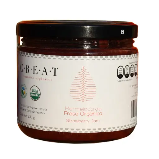 Mermelada de Fresa Orgánica/330gr