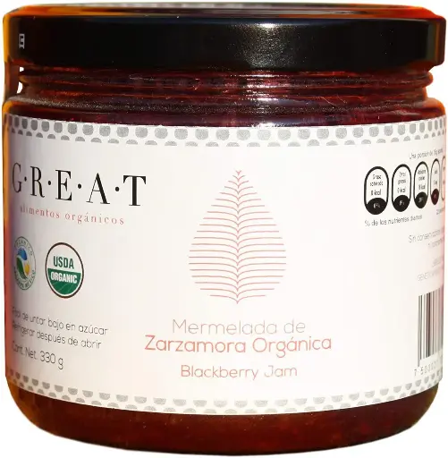 Mermelada de Zarzamora Orgánica/330gr