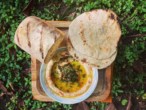 Pan Pita Orgánico de Masa Madre/5 Piezas