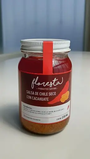 Salsa de Chile Seco con Cacahuate/235ml 