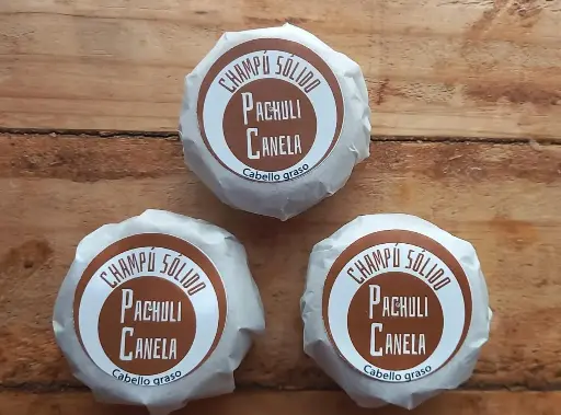 Champú solido pachuli y canela/85gr 